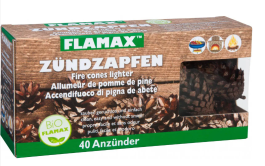 FLAMAX FIRE CONES LIGHTER 40PCS 83325 FLAMAX ΠΡΟΣΑΝΑΜΜΑ ΚΩΝΟΙ 40ΤΕΜ 83325